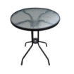 Garden Line Круглий Садовий Стіл 60 x 60 x 70 см Чорний, NEO2262 - Home Club, зображення 2