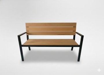 Garden Line Скамейка для сада 118 x 54 x 77 см, коричневая, MEB0810 - Home Club