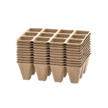 Garden Line Kpl.10 Шт. Палеток Торфяных Горшков 15,5 x 11,5 x 5 См, EDA8488 - Home Club