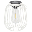 Chomik Сонячний ліхтар, металевий, білий, 19 см, LAP8846 - Home Club, зображення 2