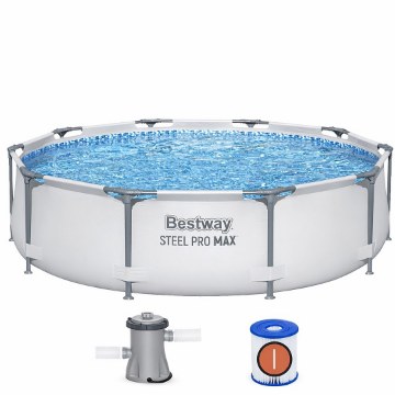 Bestway Бассейн каркасный 305 x 76 см (бассейн, фильтрующий насос), BES56408 - Home Club