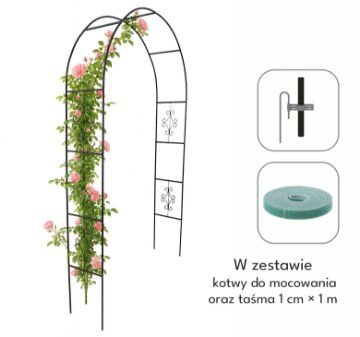 Chomik Садовая Пергола С Декорациями 140 x 38 x 240 См (+Анкеры), PERG-N5030 - Home Club