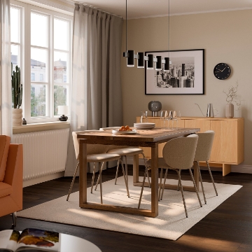 ИКЕА Стол и 4 стула MÖRBYLÅNGA МОРБИЛОНГА / KRYLBO, 396.153.90 - Home Club