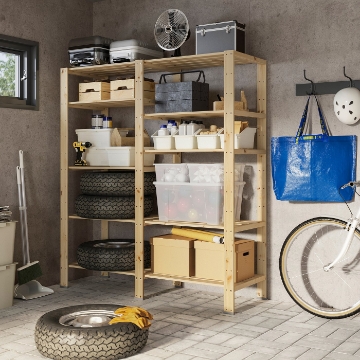 ИКЕА Стелаж 2 секции HEJNE ХЕЙНЕ, 296.076.06 - Home Club