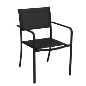 Garden Line Садовое Кресло Черное 54x55x86 см, ANH6128 - Home Club