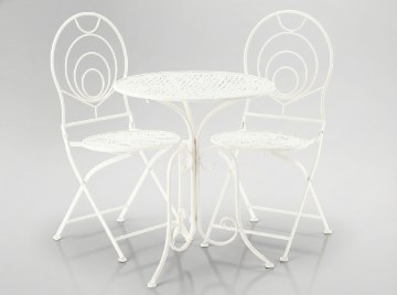 Garden Line Набір Металевих Садових Меблів «Linda» Стіл + 2 Стільці, GOM8237 - Home Club