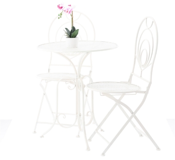 Garden Line Комплект садовой мебели из металла «Linda» — стол + 2 стула, GOM8237 - Home Club