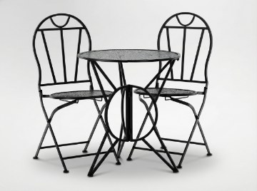 Garden Line Комплект садовой мебели из металла «Susan» — стол + 2 стула, GOM8244 - Home Club