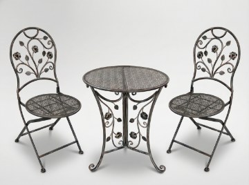 Garden Line Набір Металевих Садових Меблів «Madison» Стіл + 2 Стільці, GOM8251 - Home Club