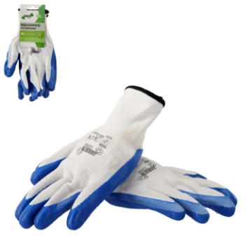 Garden Line Защитные Перчатки «10» Из Полиэстера, Покрытые Латексом, упаковка = 12, IDA1177 - Home Club