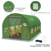 Garden Line 4-секционный садовый пленковый туннель, зеленый, New Solution, 4 x 2,5 x 2 м, TUN3069 - Home Club, изображение 2