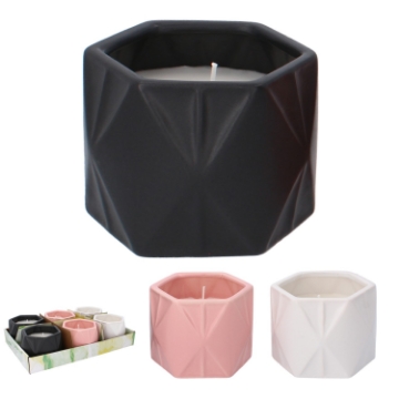 Garden Line Декоративная свеча с цитронеллой «Loksa» 11,5 x 9 см, разноцветная, INA7393 - Home Club