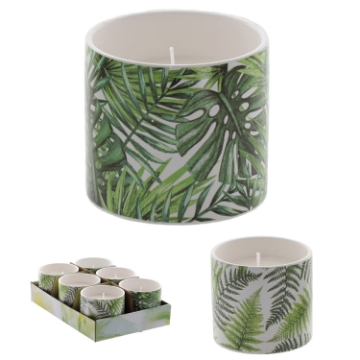 Garden Line Декоративная свеча с цитронеллой «Erla» 10 x 9 см, различные дизайны, INA7492 - Home Club