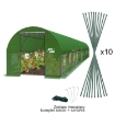 Garden Line 10-сегментний садовий тунель із плівки, зелений, 10 x 4 x 2 м, TUN8009 - Home Club, зображення 2