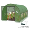 Garden Line 3-секционный садовый туннель из пленки, 3 x 2 x 2 м, зеленый, с дверью на петлях, TUN3941 - Home Club, изображение 4