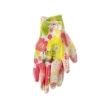 Garden Line Защитные перчатки «8» с узором в виде цветов, изготовленные из полиэстера и покрытые полиуретаном., IDA6942 - Home Club, изображение 3