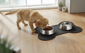 Chomik Антискользящий коврик под миску 51 x 37 x 0,8 см, квадратный, PET9547 - Home Club