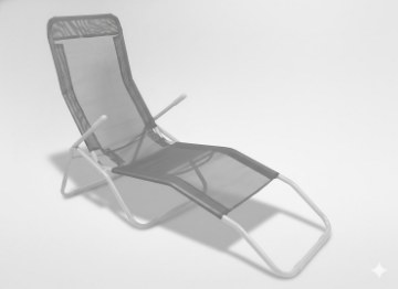 Chomik Садовый Шезлонг Серый 137x58x24/H94 см, LEZ3663 - Home Club