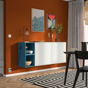 ИКЕА Комбинация настенных шкафов EKET ЭКЕТ, 696.020.51 - Home Club