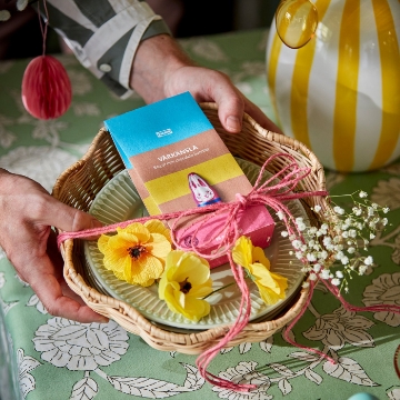 ИКЕА Сумка с кроликами из молочного шоколада VÅRKÄNSLA ВОРКЭНСЛА, 606.300.39 - Home Club