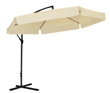 Garden Line Садовый зонт 3 м, бежевый «Banana» с чехлом, GAO2866 - Home Club