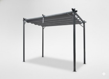 Garden Line Садовая Пергола Серебристая 2,95 x 3,95 x 2,3 м, TUN5699 - Home Club
