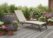 Garden Line Садовий Шезлонг 195x63x90см Бежевий, ANH0692 - Home Club, зображення 6