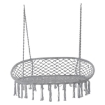 Garden Line Двойное подвесное кресло - качели - серое, HAM5177 - Home Club, изображение 2