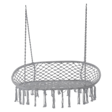 Garden Line Двойное подвесное кресло - качели - серое, HAM5177 - Home Club