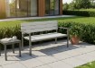 Garden Line Лавка для саду 118 x 54 x 77 см, сіра, MEB0803 - Home Club, зображення 4