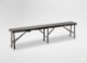 Garden Line Складная туристическая скамейка 180 x 25 x 43 см, коричневая, ZUM0995 - Home Club