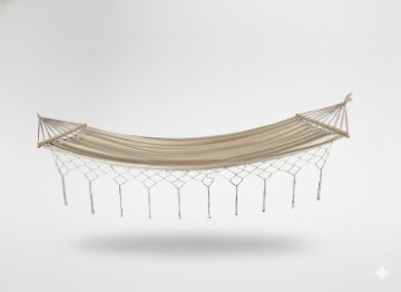 Garden Line Хамак с бахромой Boho 200 x 100 см, бежевый, HAM3286 - Home Club