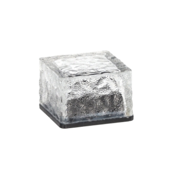 Garden Line Солнечная Лампа 7 x 7 x 5 см Стеклянный Шестиугольник Led Холодный Белый, SOL3699 - Home Club