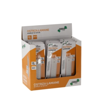 Garden Line Kpl. 10 Ломких Лезий Для Ножей 18 Мм, NOZ1593 - Home Club