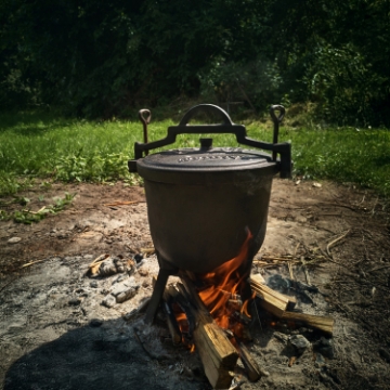 Chomik Лісовий Котел З Чугуну 11 Л 30,5 X 22 См, BBQ3727 - Home Club