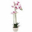 Chomik Искусственный цветок - бело-розовый орхидея 70 см, HID4771 - Home Club, изображение 2