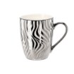 Chomik Порцелянова Чашка Срібно-Біла 340 Мл, Різні Взори, LIL6219 - Home Club, зображення 5