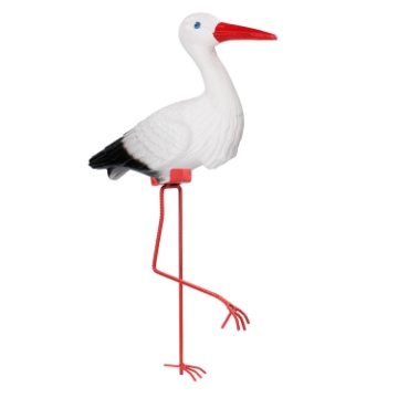 Chomik Маленький пластиковый аист на проволоке, PTAPL6015 - Home Club
