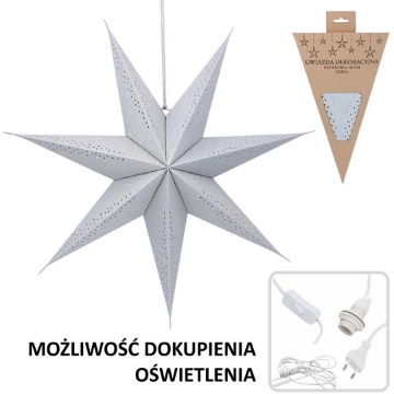 Chomik Декоративна Паперова Зірка 60 См Сіра, AIP2075 - Home Club