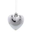 Chomik Набор из 6 елочных игрушек в форме сердца, 7 см, красный/золотой/серебряный, GIF3795 - Home Club, изображение 2