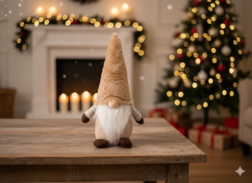 Chomik Праздничный Гном 25 См Бежевый, TIA9759 - Home Club