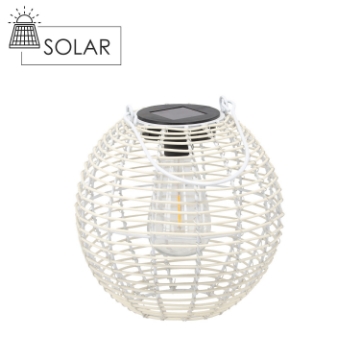 Chomik Солнечный фонарь белый 19 см Led, LAP6051 - Home Club