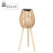 Chomik Сонячний ліхтар на ніжках, натуральний, 52 см, світлодіодний, LAP6068 - Home Club, зображення 3