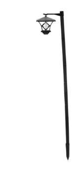 Chomik Солнечная Лампа 17 x 17 x 155 См 2в1 Фонарь 2 Led Холодный Белый, SOL6178 - Home Club