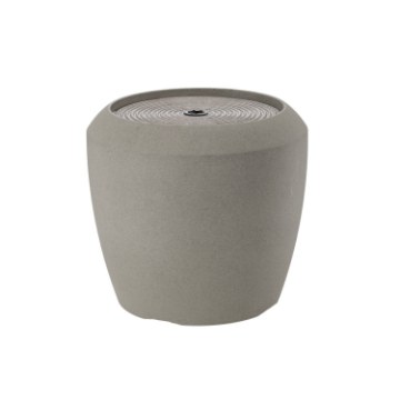 Chomik Пластиковый садовый фонтан с Led-подсветкой, 33,6 x 33,6 x 30,5 см, серый, FON5474 - Home Club