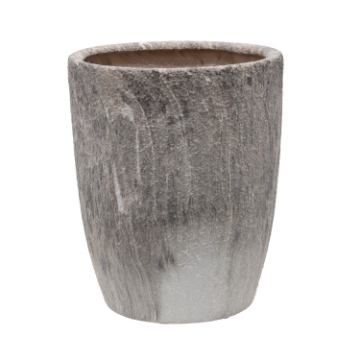 Chomik Керамический кашпо для цветочного горшка 37 x 37 x 45,5 см с эффектом мрамора, ELI03_5535 - Home Club