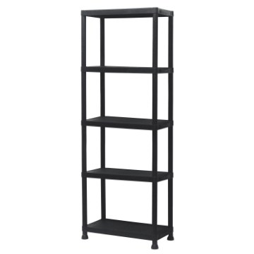 Chomik Пластиковый Стеллаж 5-Уровневой 61 x 31 x 171 См Грузоподъемность Полки: 25 Кг, PWI0463 - Home Club