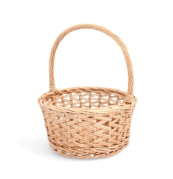 Chomik Кошик З Ротангу 28 x 28 x 14/36 См З Рукояткою - Натуральний, DIR1904 - Home Club
