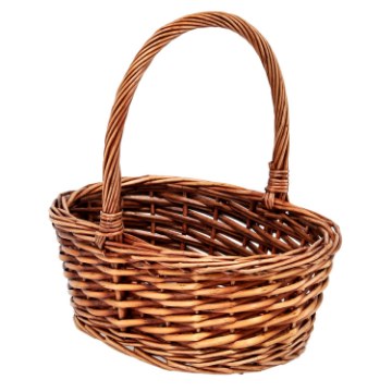 Chomik Кошик З Ротангу 36 x 28 x 13/32 См З Рукояткою - Брунатний, DIR5105 - Home Club