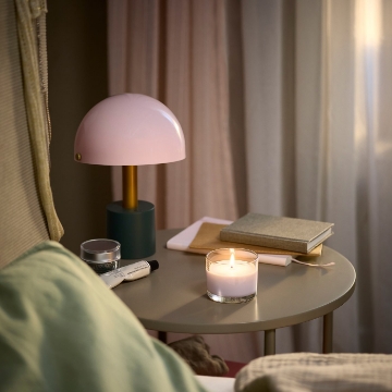 ИКЕА Ароматическая свеча в стеклянном стакане LOTSFÅGEL, 006.084.56 - Home Club